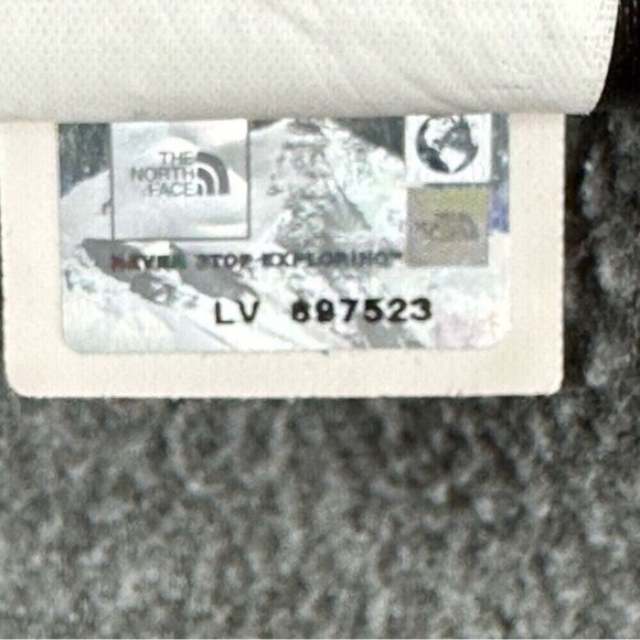 The North Face‎ Women's Grey Polartec Classic Full Zip Fleece Hooded Jacket S/37 - Picture 11 of 16